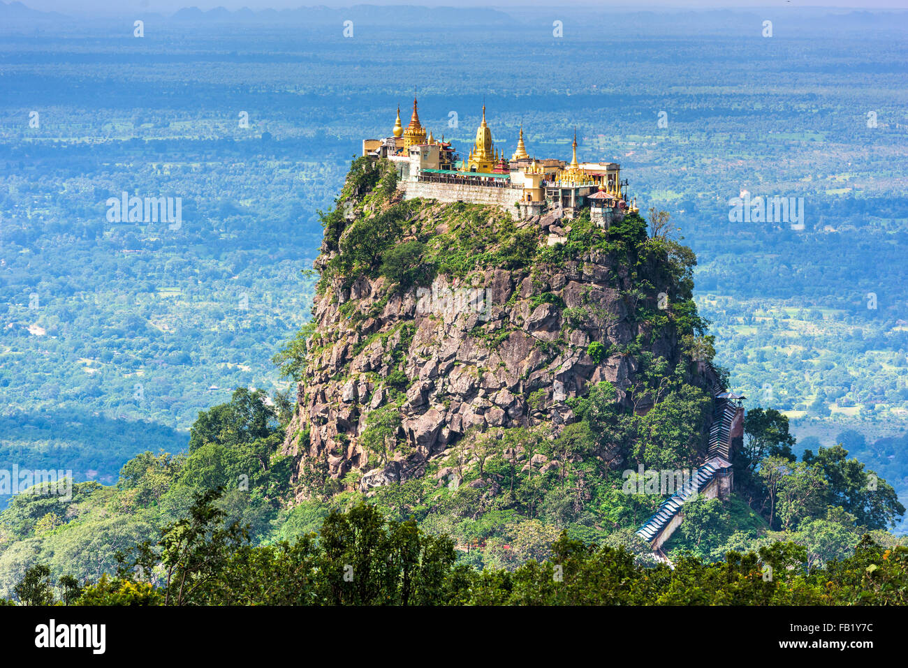 Mt. Popa, Mandalay-Division, Myanmar. Stockfoto