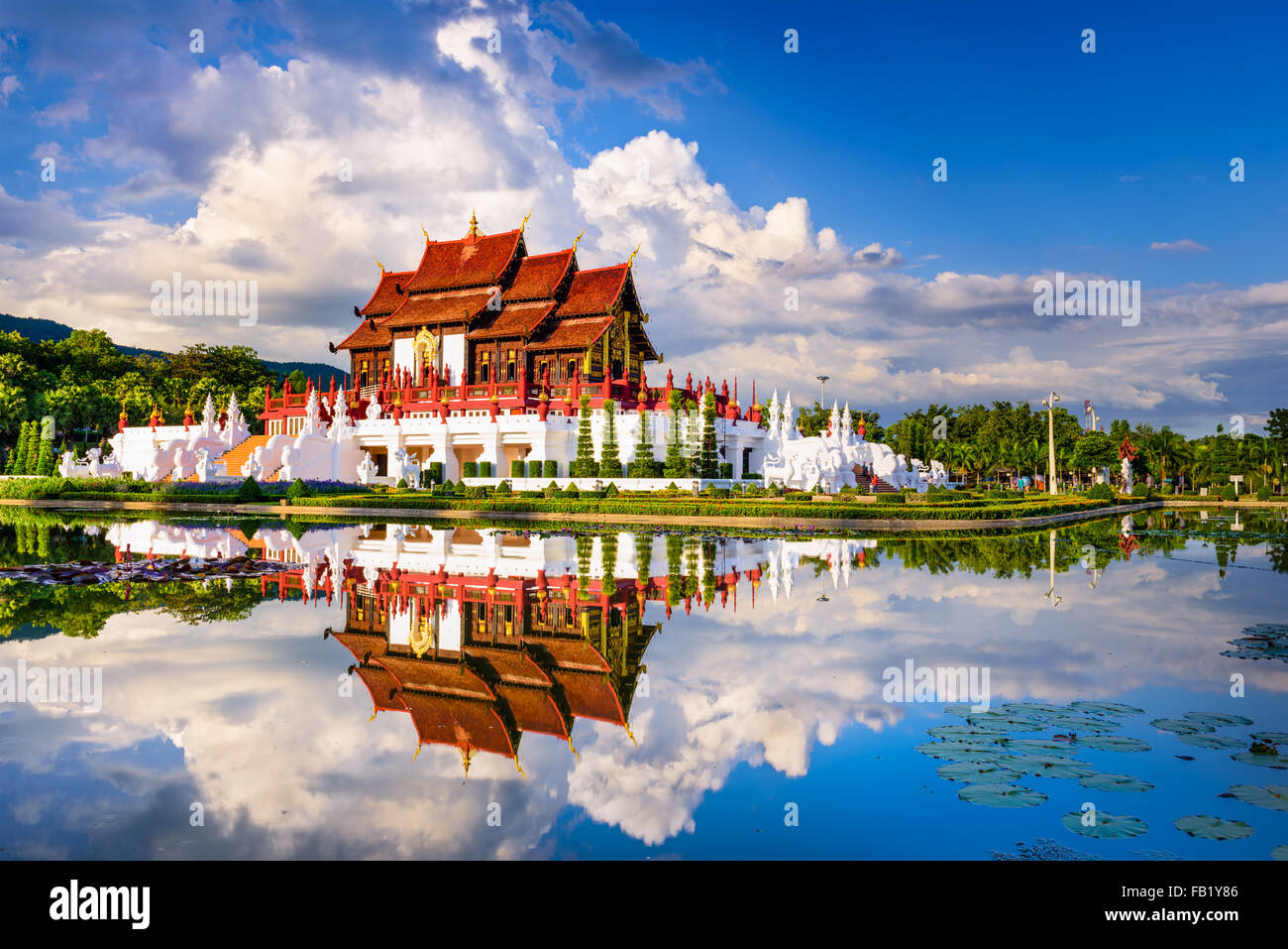 Chiang Mai, Thailand im Royal Flora Ratchaphruek Park. Stockfoto