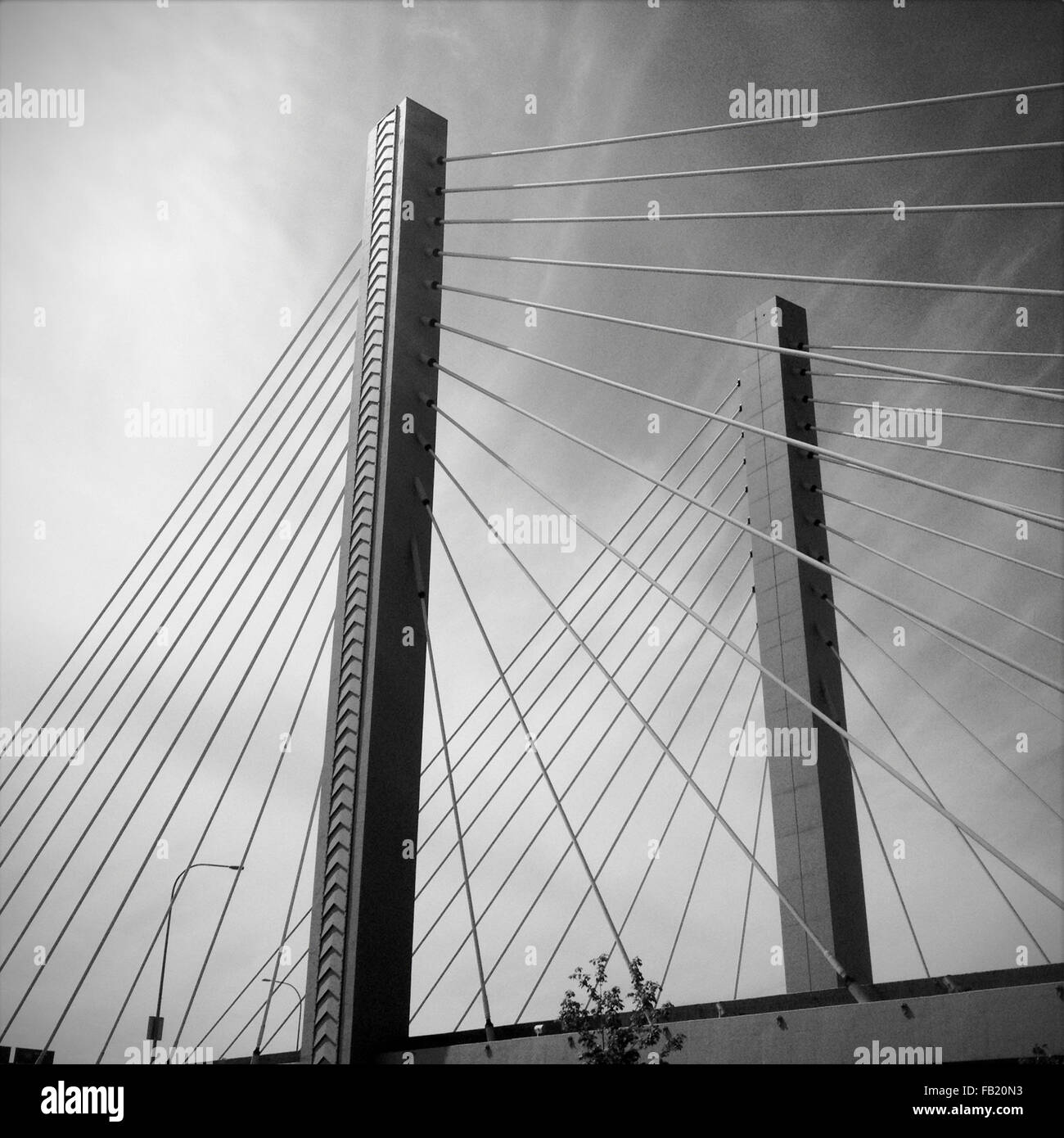 Suspension Bridge Stockfoto