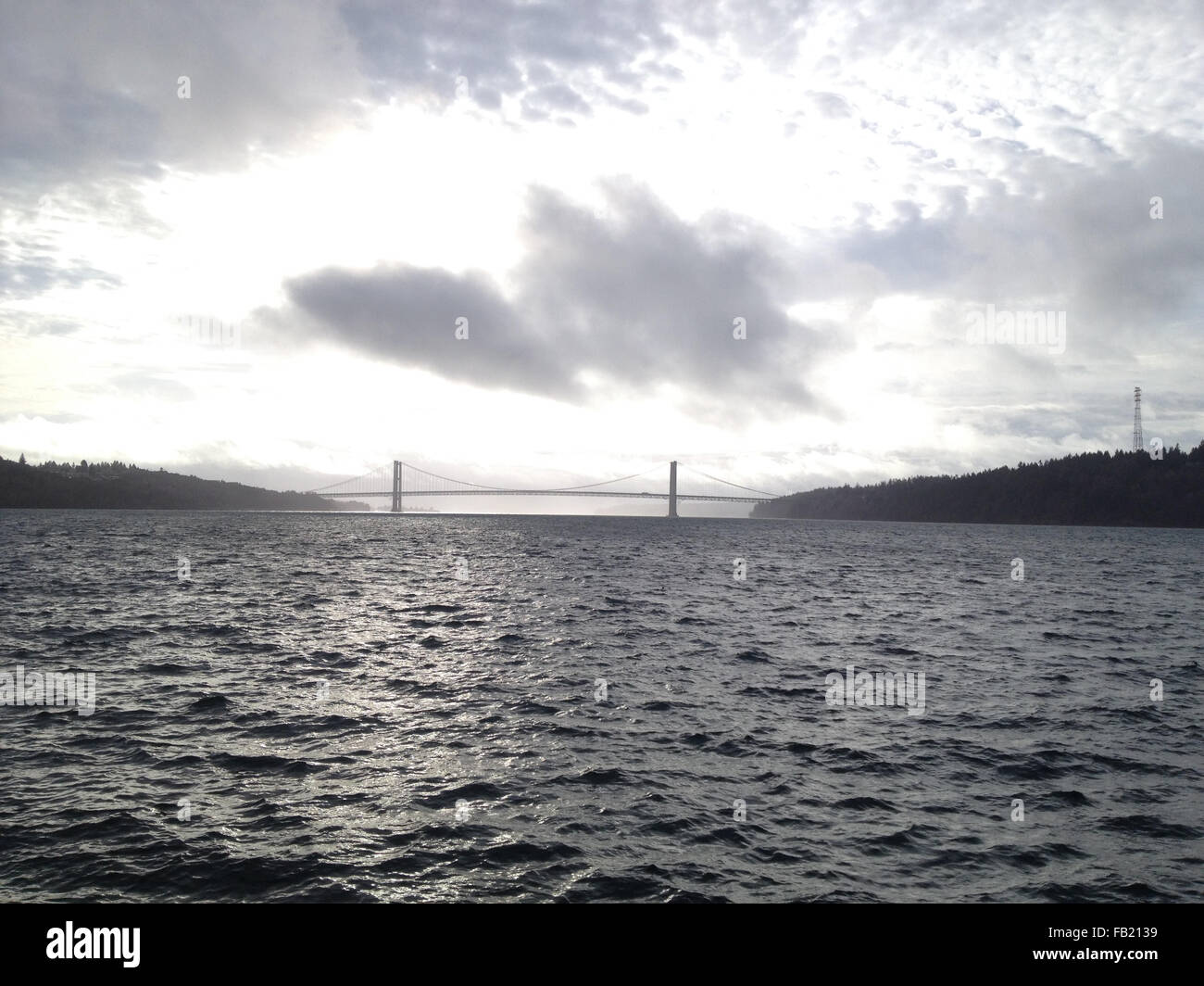 Tacoma verengt Brücke Stockfoto