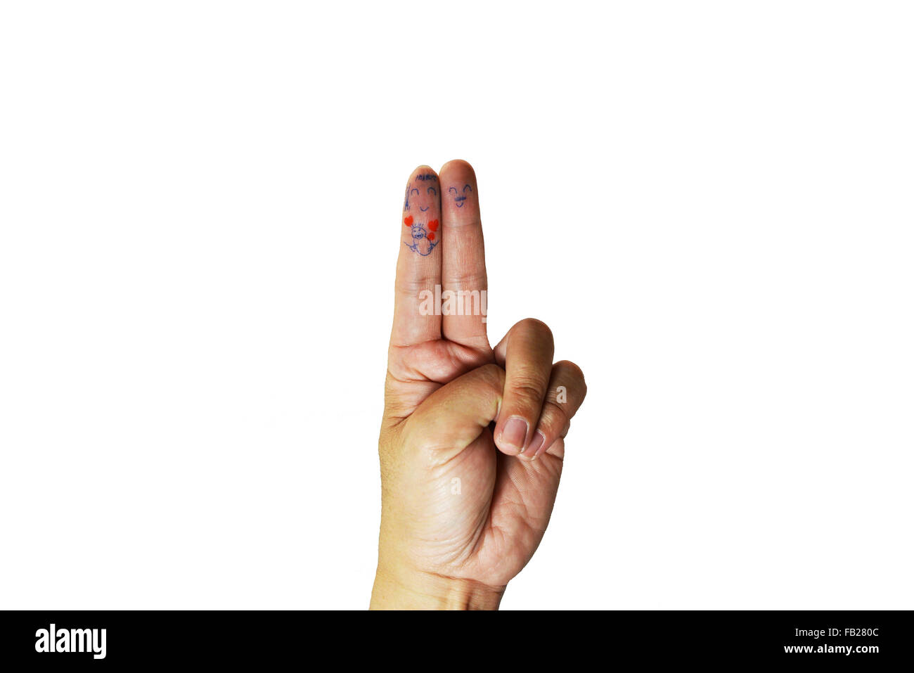 Liebe, zusammen, ich glaube, Valentinstag, Vertrauen Stockfoto