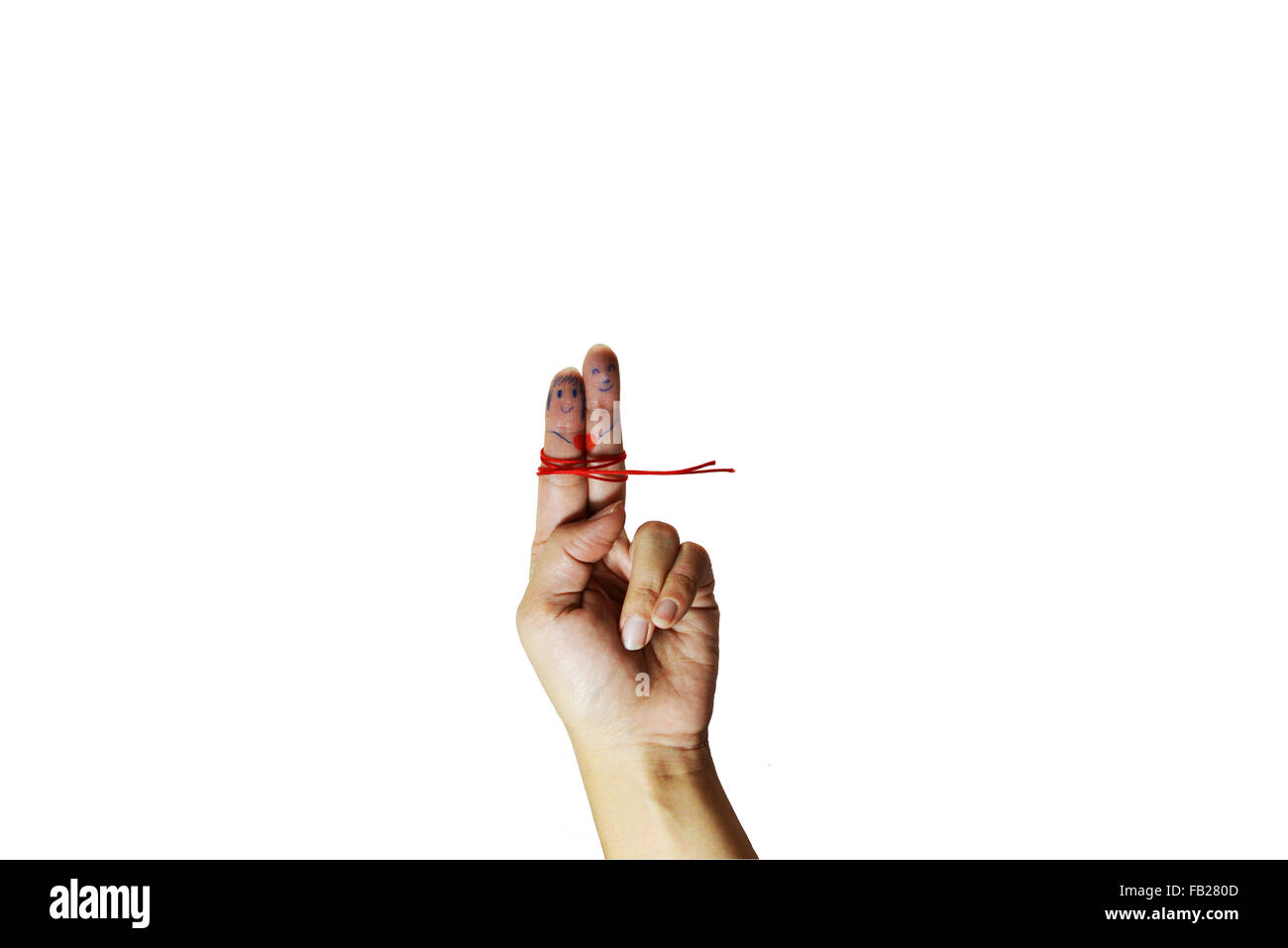 Liebe, zusammen, ich glaube, Valentinstag, Vertrauen Stockfoto