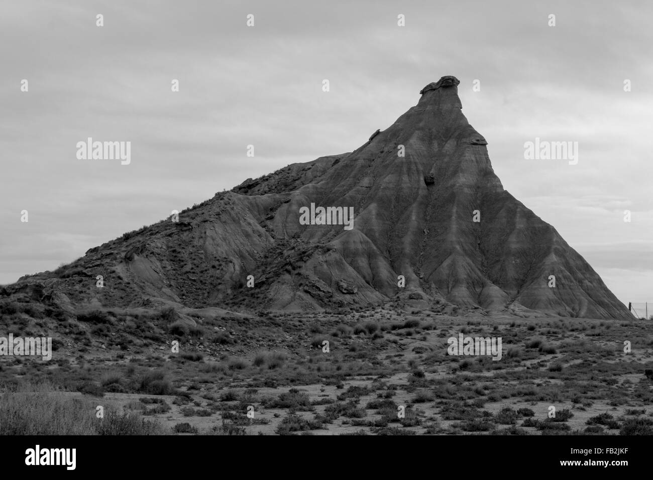 Bardenas Reales wurde kürzlich nach der 6. Staffel der Show, die Game of Thrones es gedreht wurde berühmt Stockfoto