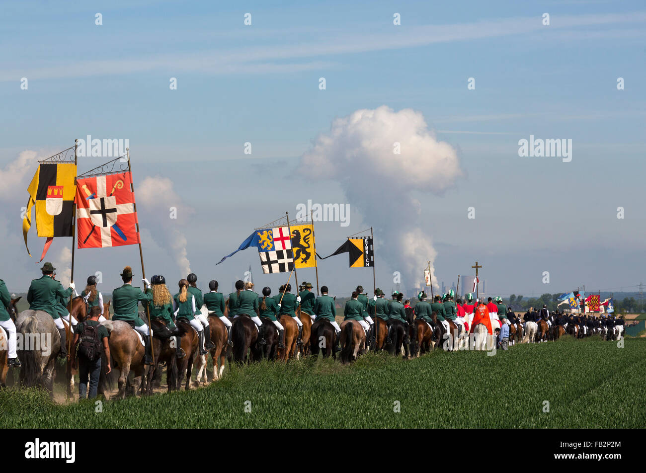 Erftstadt-Gymnich, '' Gymnicher Ritt'' Stockfoto