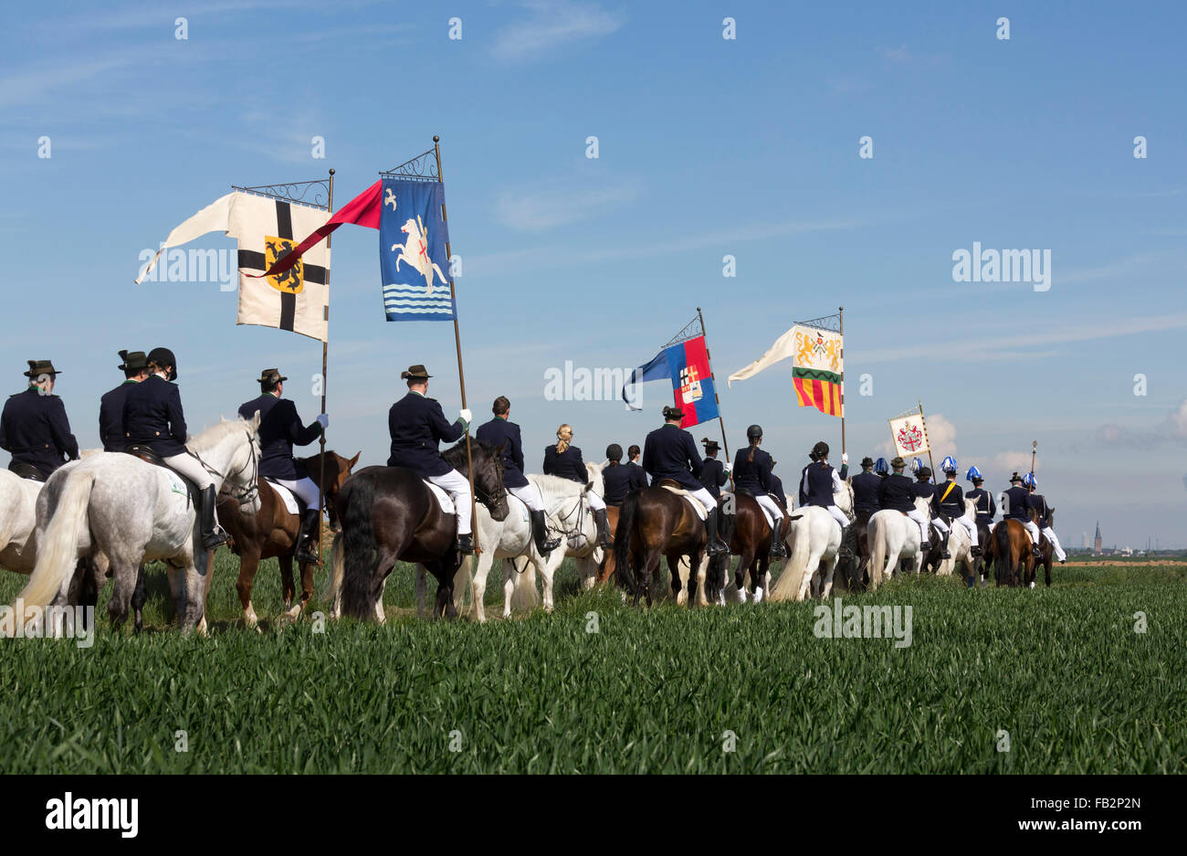 Erftstadt-Gymnich, '' Gymnicher Ritt'' Stockfoto