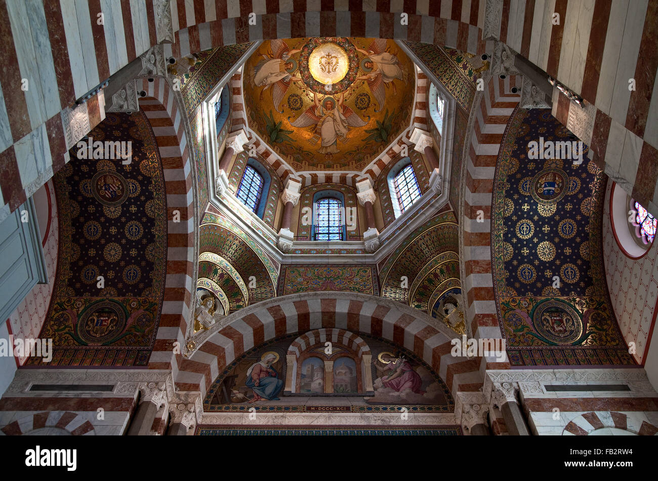 Notre dame de la garde kirche Fotos und Bildmaterial in hoher