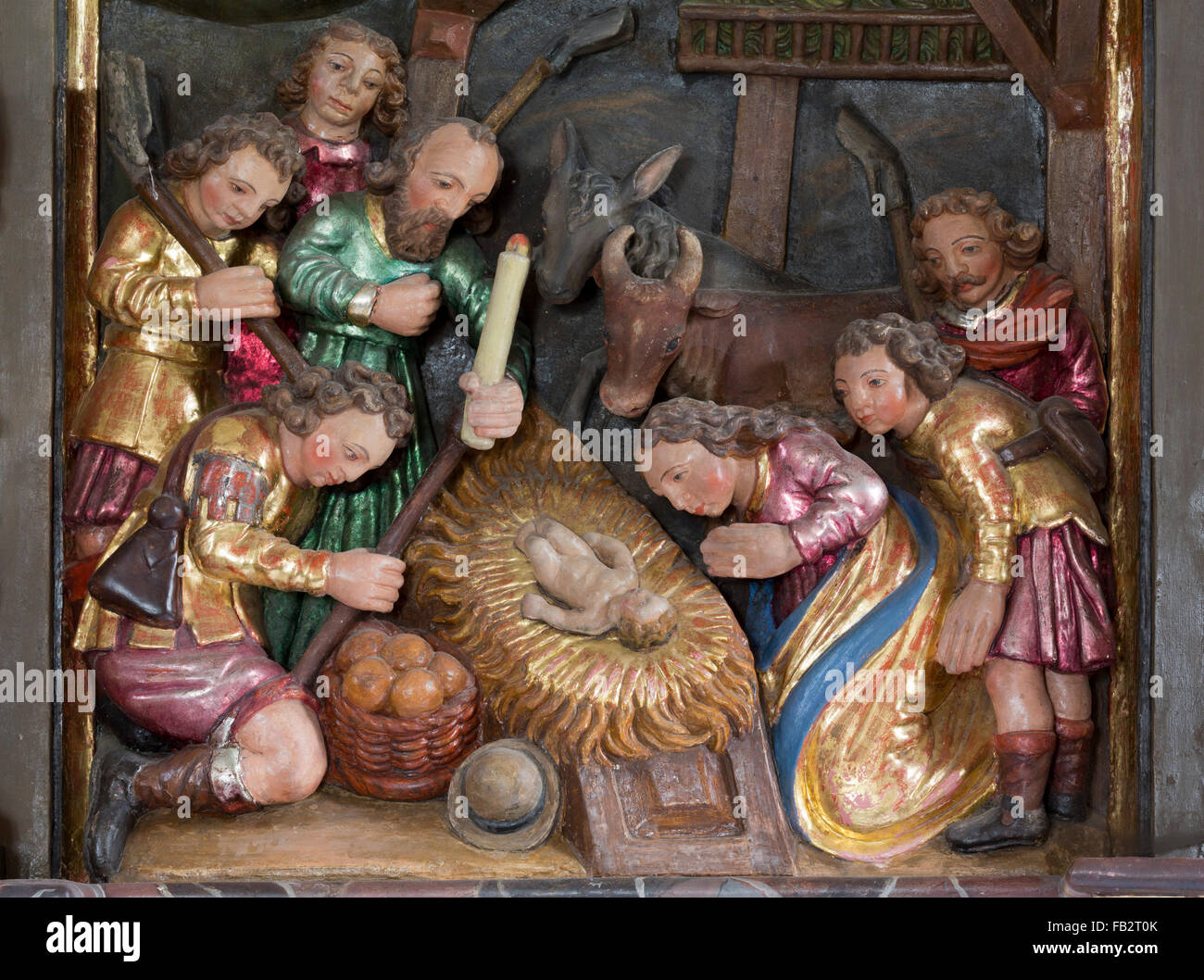 Langenfeld in der Nähe von Mayen, Jodokuskapelle Stockfoto