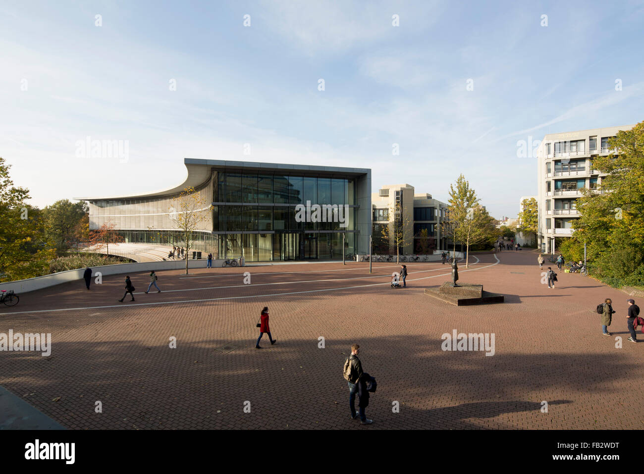 Düsseldorf, Heinrich-Heine-Universität, Campus Stockfoto