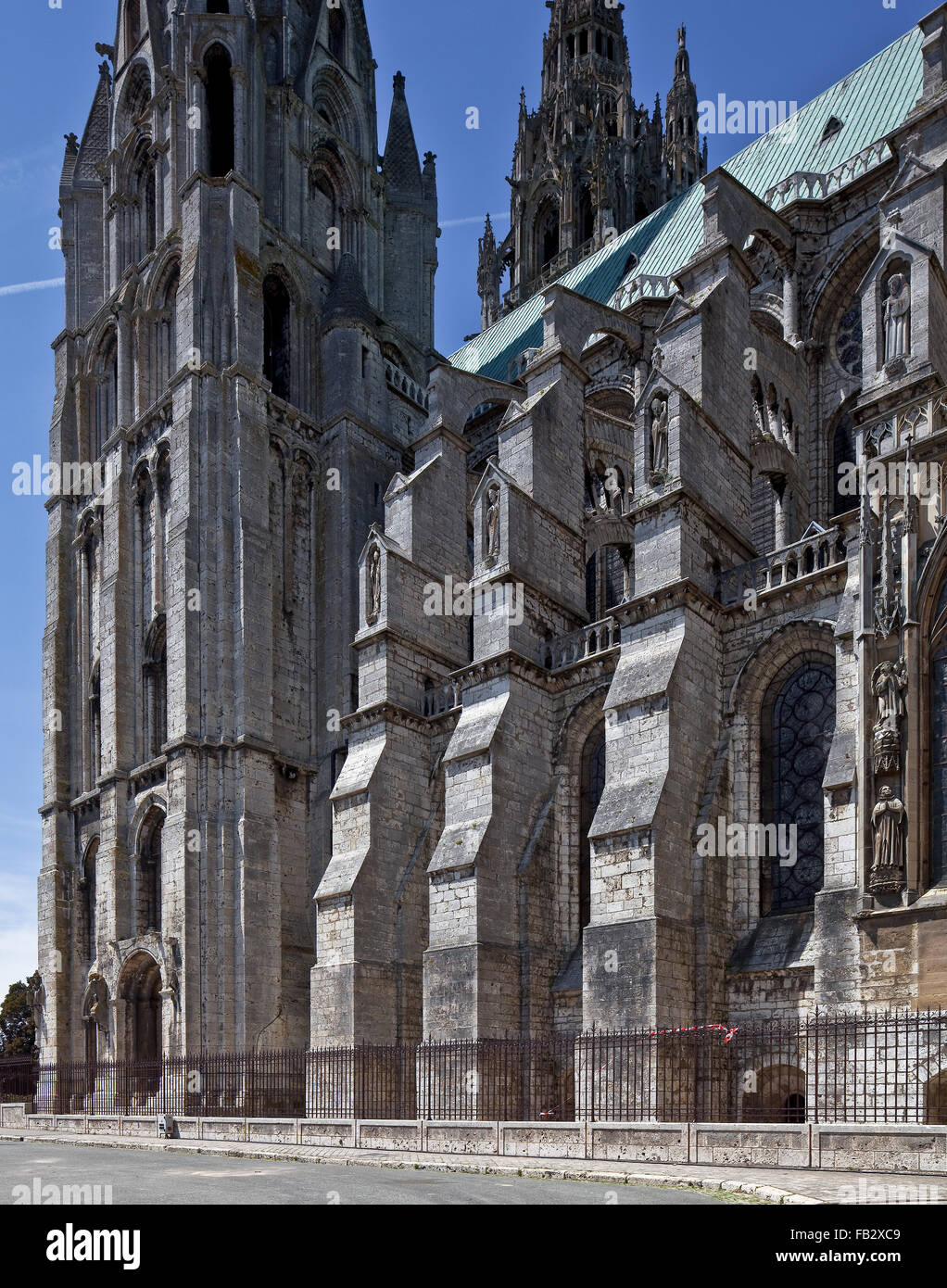 Chartres, Kathedrale Stockfoto