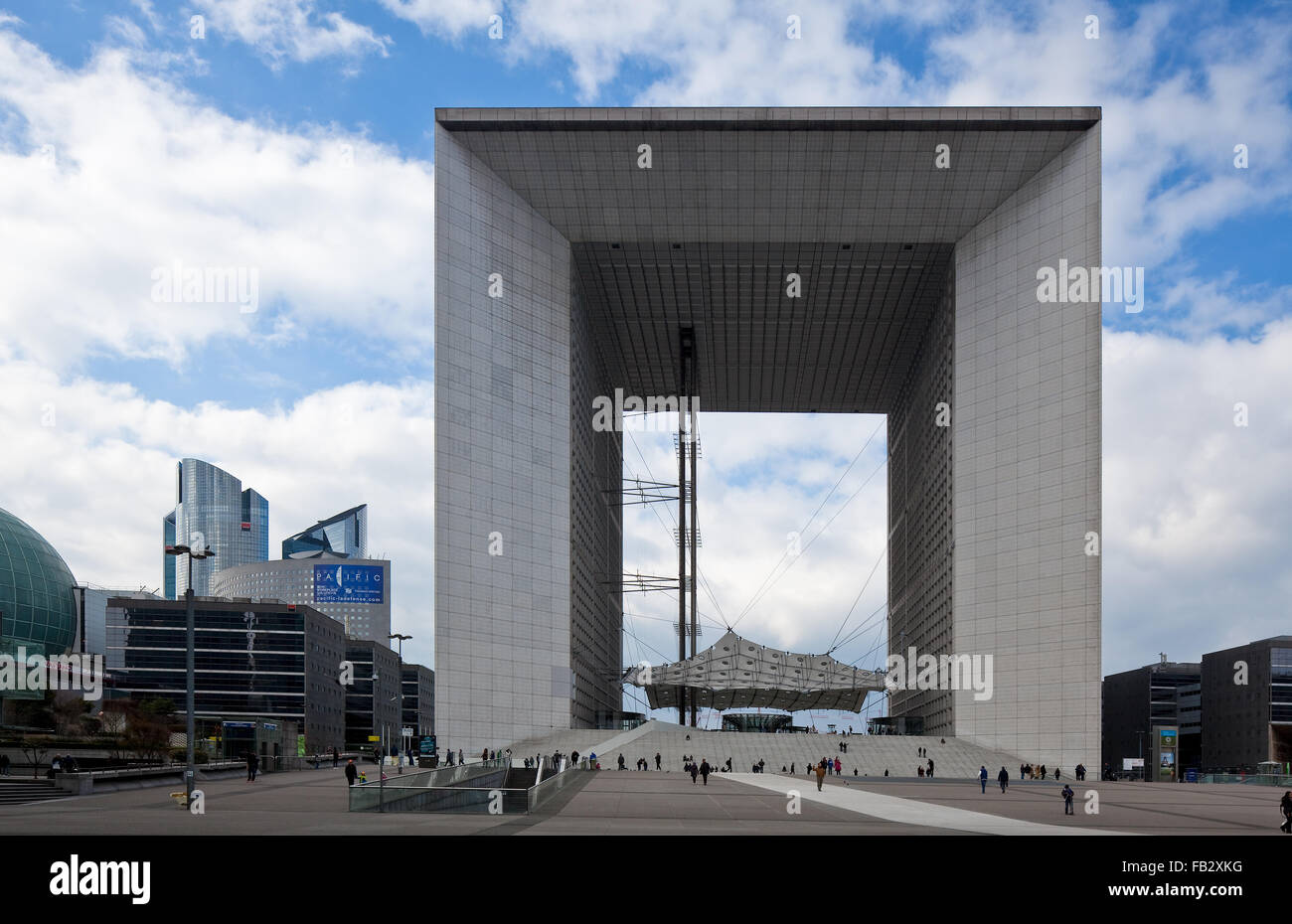 Paris, Hochhausviertel La Défense Stockfoto