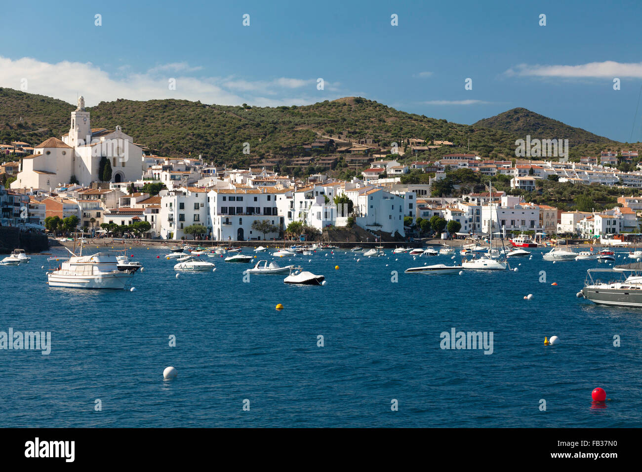 Die Stadt Examen im Alt Empordà, Katalonien Stockfoto