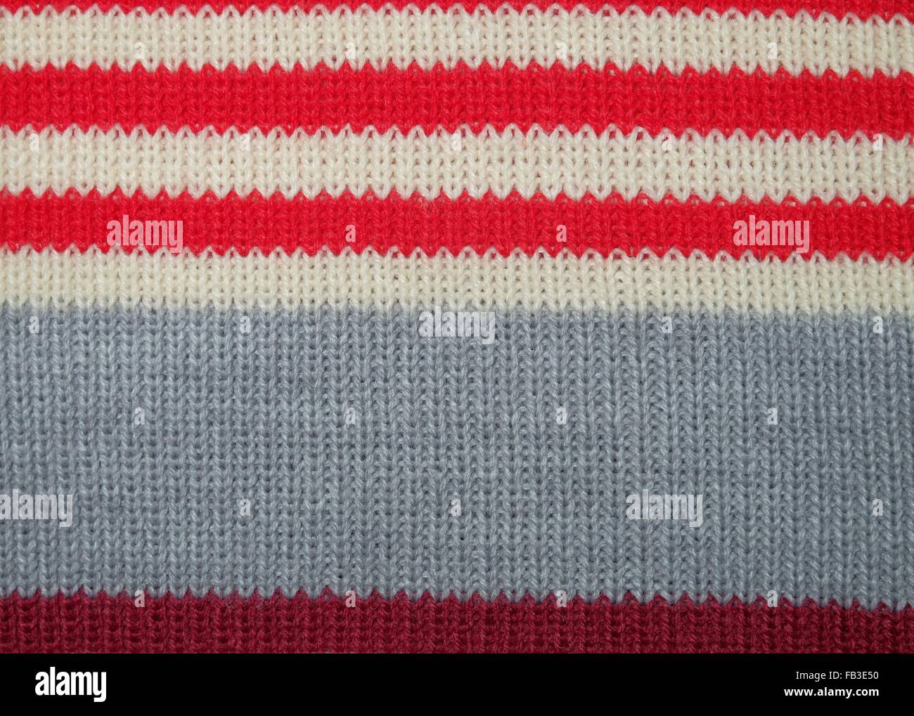 Textur des bunten Wollstoff Stockfoto