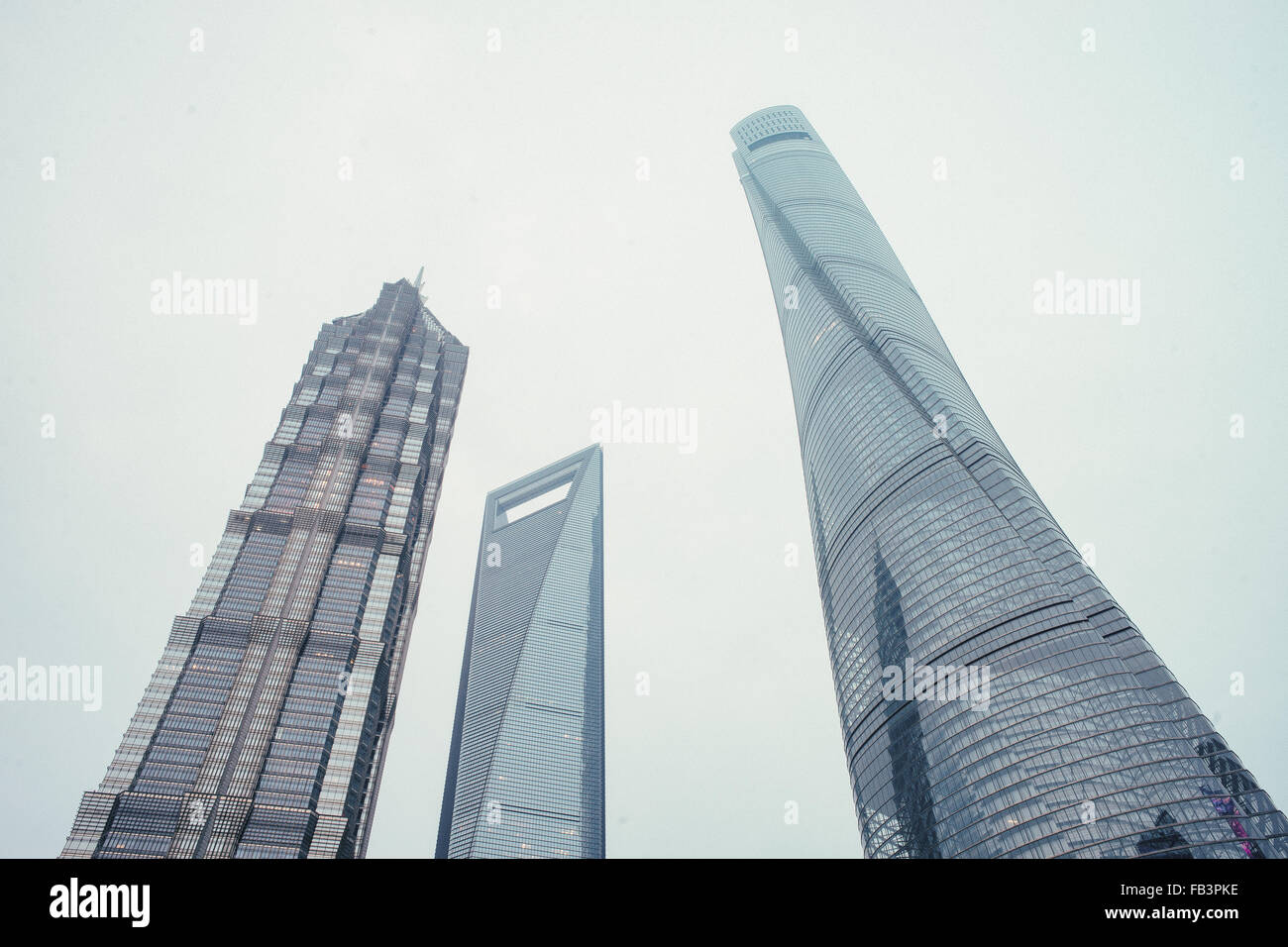 Der Shanghai Tower, die neueste und höhere Wolkenkratzer in shanghai. Stockfoto