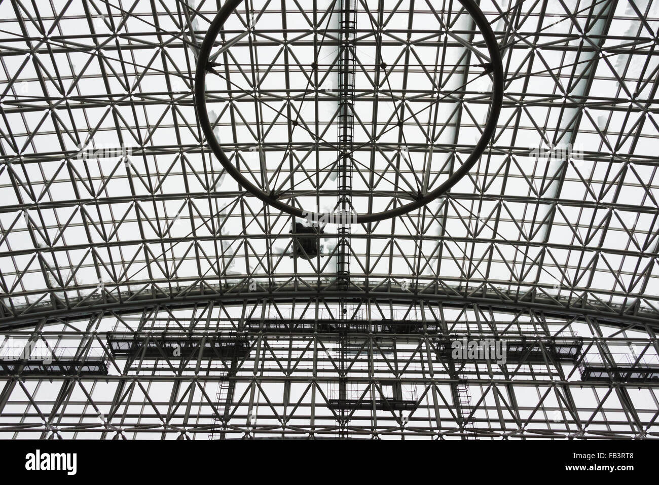Dachdetails der Kanazawa Bahnhof Kanazawa, Präfektur Ishikawa, Japan Stockfoto