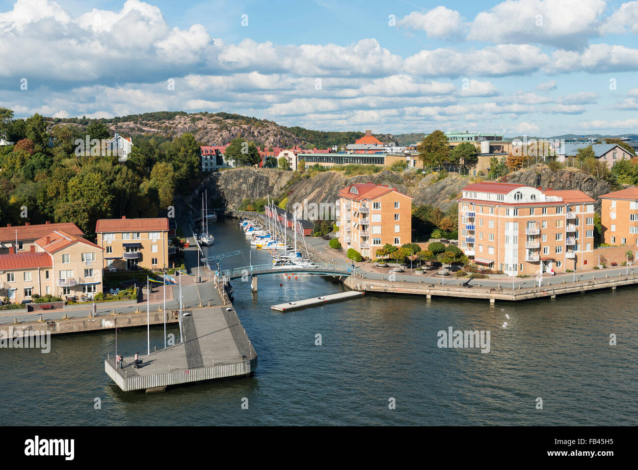 Wasserstraße in Göteborg, Schweden Stockfoto