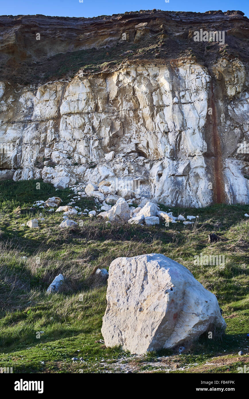 Cliff erosion Stockfoto