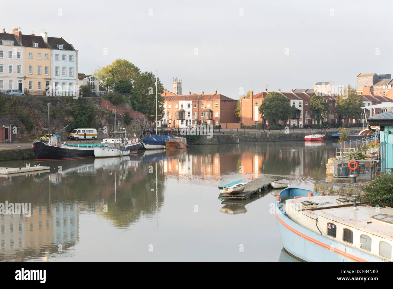 UK, Bristol, den historischen Docks. Stockfoto