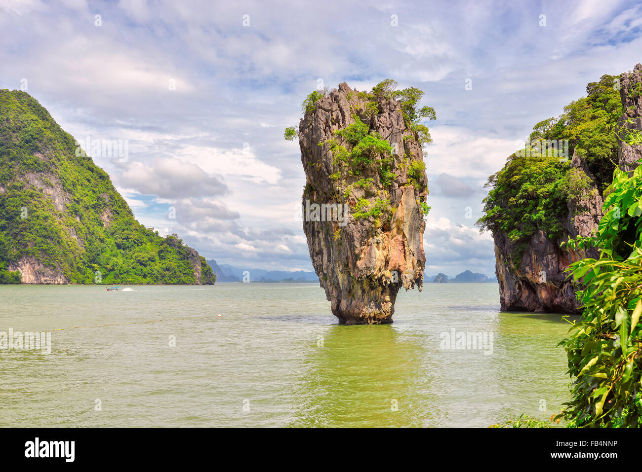 Phang Nga Bucht, James Bond Island, Thailand Stockfoto