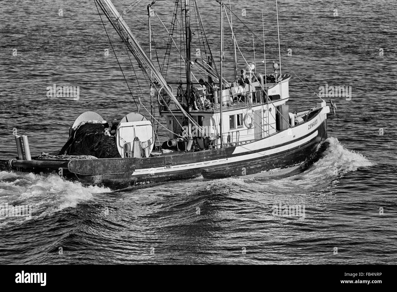 Angelboot/Fischerboot aus Vancouver Island, British Columbia, Kanada Stockfoto
