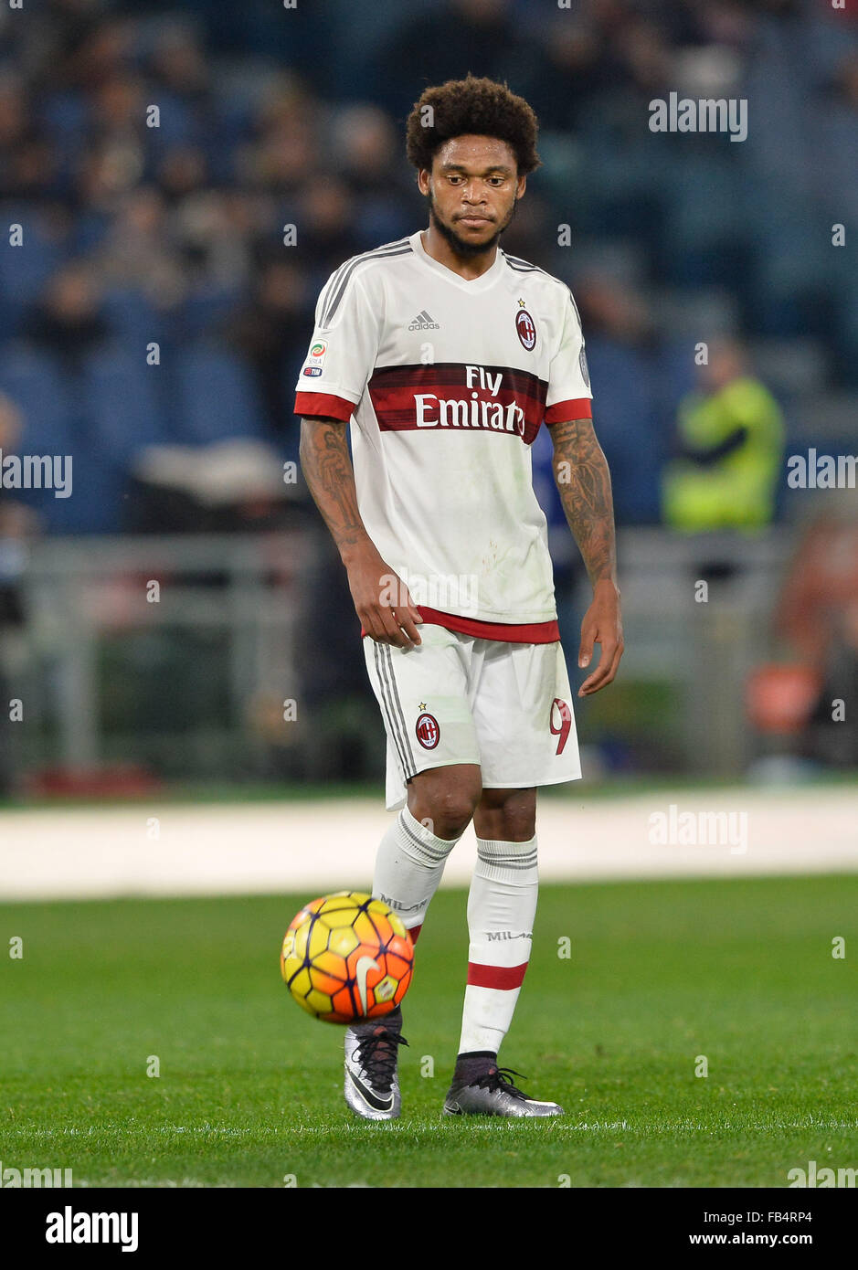 Rom, Italien. 9. Januar 2016. während der italienischen Serie A Fußball Spiel AS Rom gegen AC Mailand im Olympiastadion in Rom am 9. Januar 2016 Credit: Silvia Lore "/ Alamy Live News Stockfoto