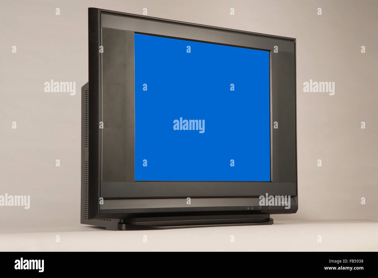 ein hochauflösendes Fernsehen mit Beschneidungspfad Stockfoto
