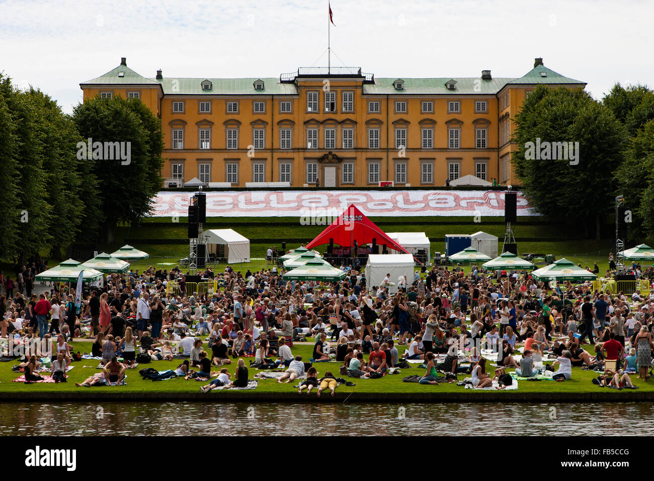 Stella Polaris Konzert im Freien im Garten Frederiksberg, Kopenhagen, Dänemark Stockfoto