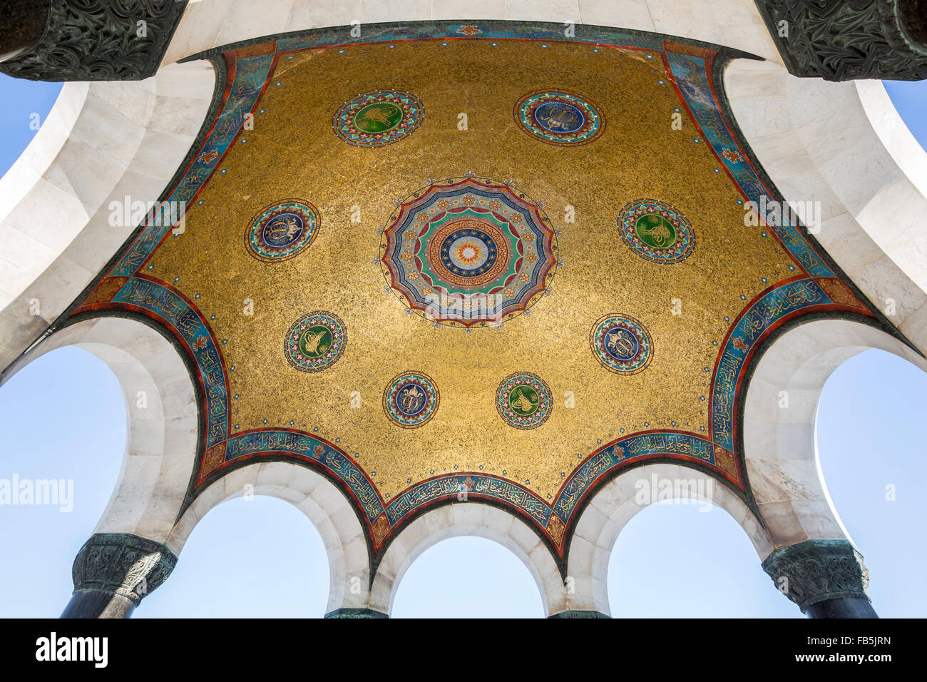 Deutscher Brunnen in Sultan Ahmet-Platz, Istanbul, Türkei Stockfoto
