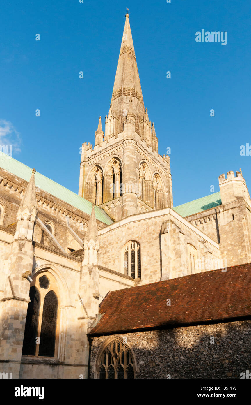 Chichester Kathedrale. Stockfoto
