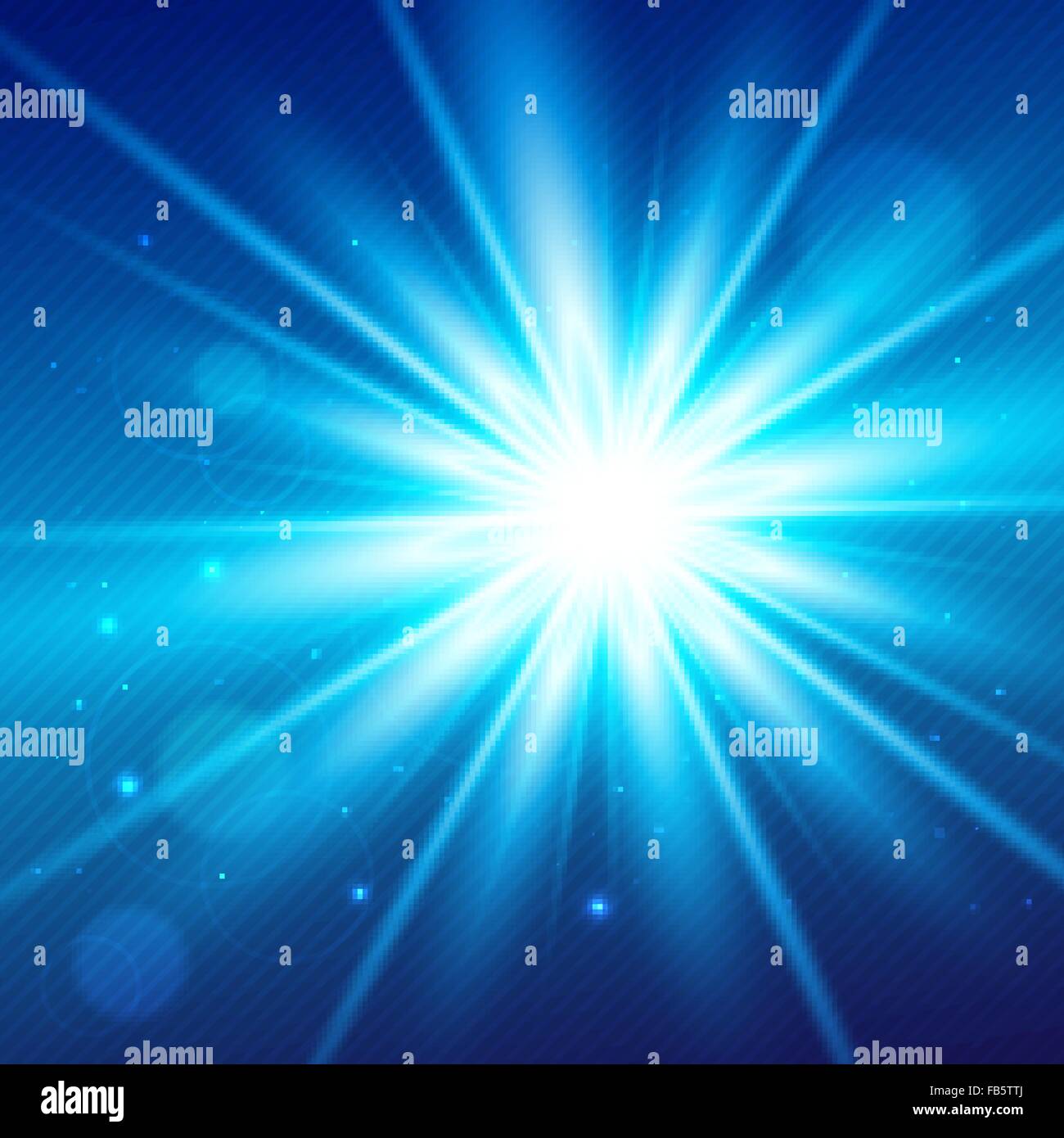 Abstrakte blaue magische hellen Hintergrund für Ihr design Stock Vektor