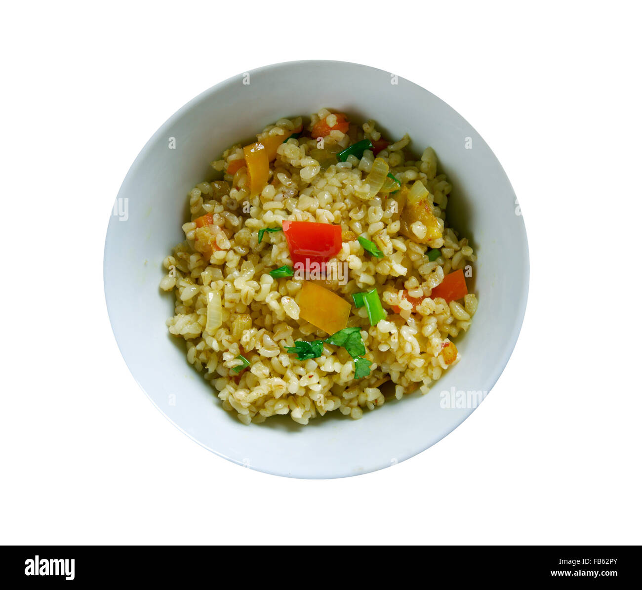 Armenische Bulgur Pilaf Salat - Juckreiz. Stockfoto