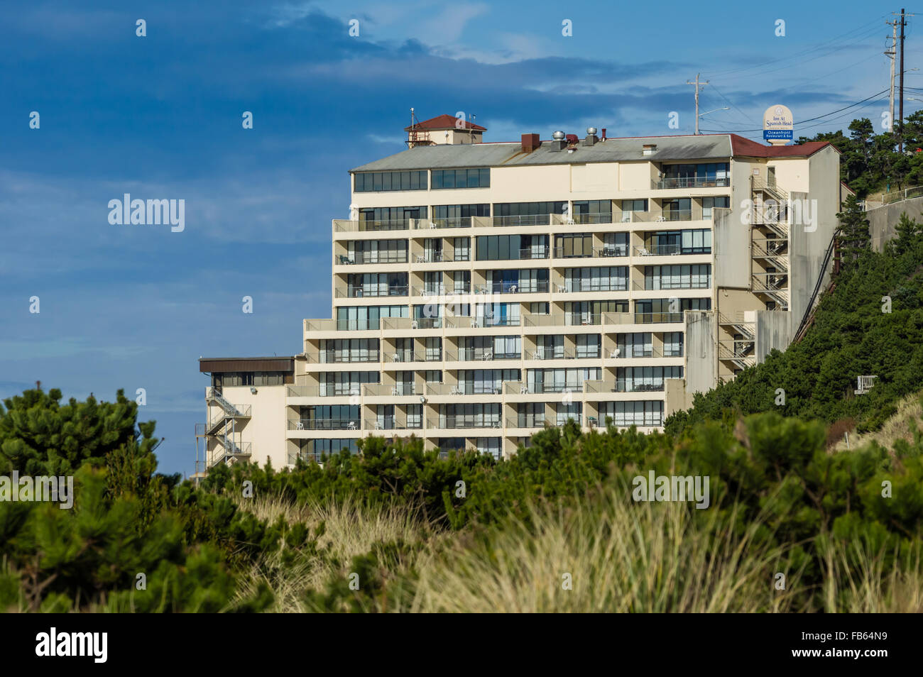 Das Inn at Spanish Kopf ein Resort-Hotel in Lincoln City, Oregon, USA Stockfoto