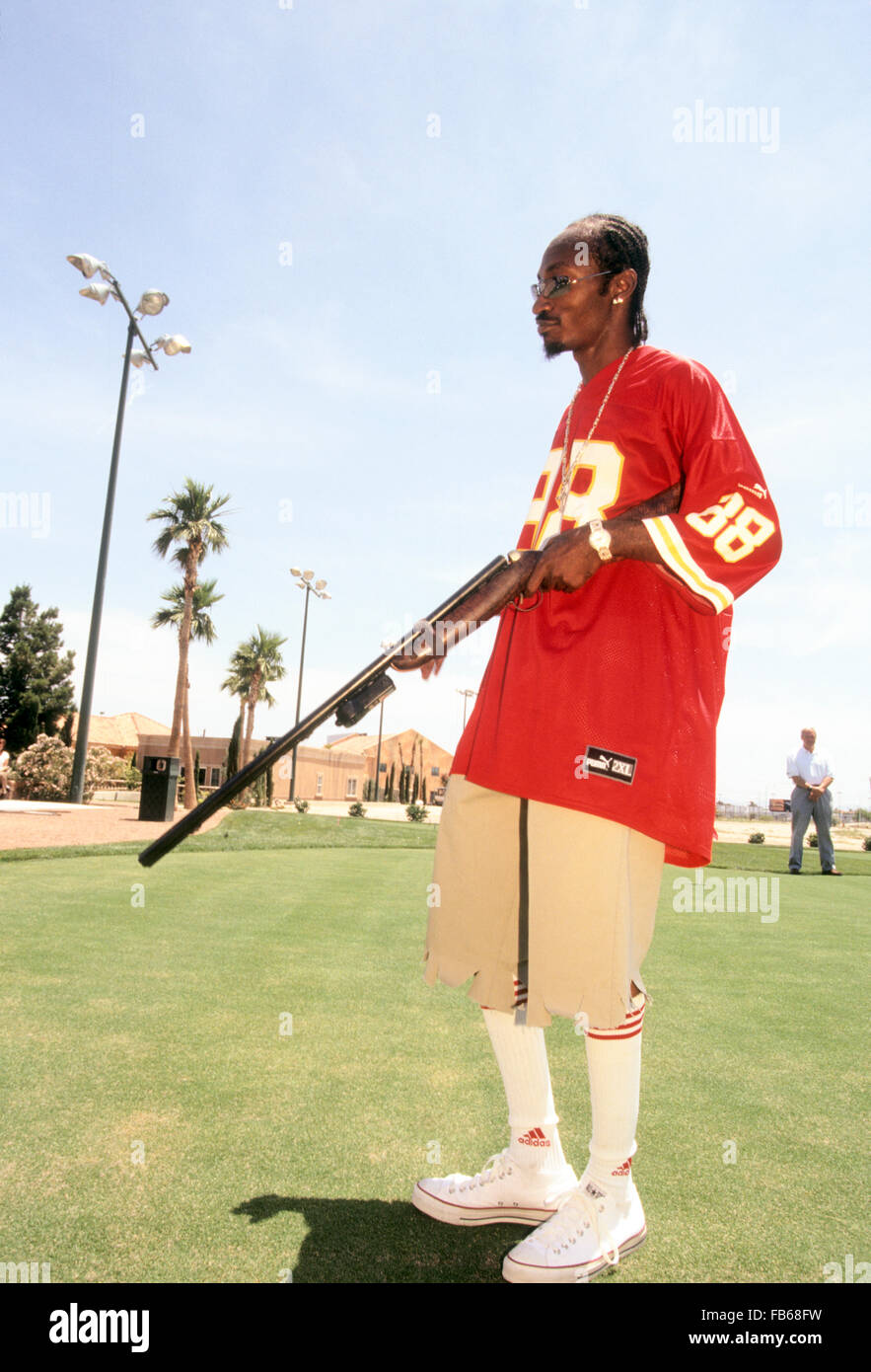 Las Vegas, Nv - 25. Mai: ein Array von Prominenten, die imitatoren spielen Sie Golf in Las Vegas, Nevada am 25. Mai 2003. Stockfoto