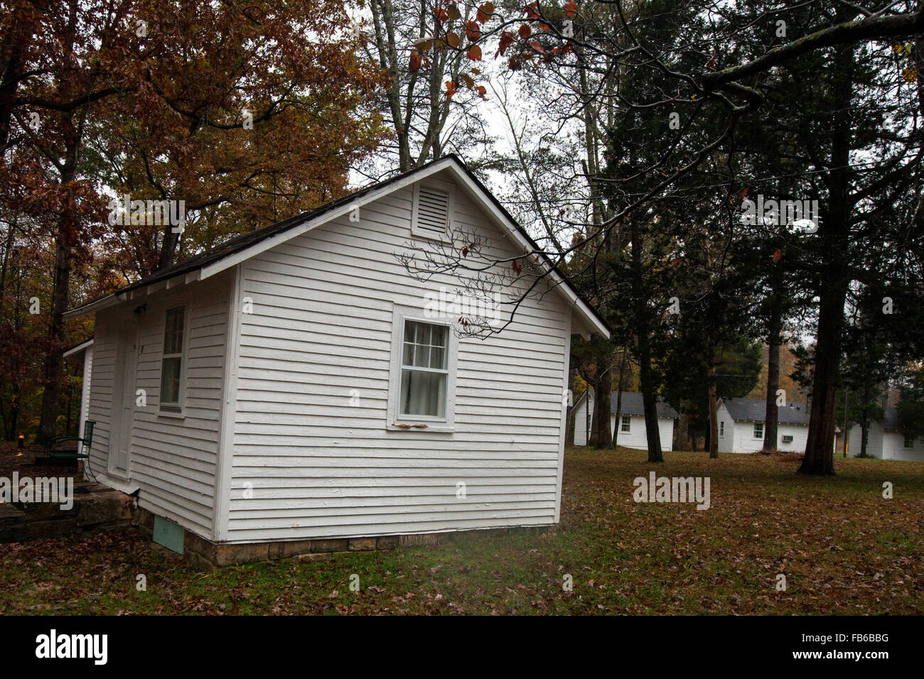 Hotel Ferienhaus, Mammoth Cave National Park, Kentucky, Vereinigte Staaten von Amerika Stockfoto