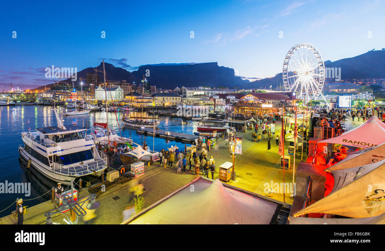 Die Victoria & Alfred Waterfront in Kapstadt, Südafrika Stockfoto