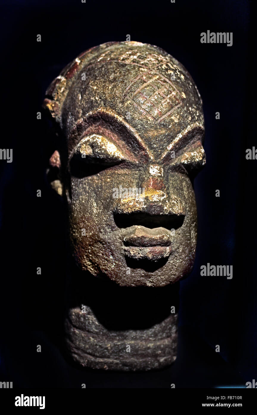 Kopf Dogon (Mali) des 20. Jahrhunderts Afrika afrikanisch Stockfoto