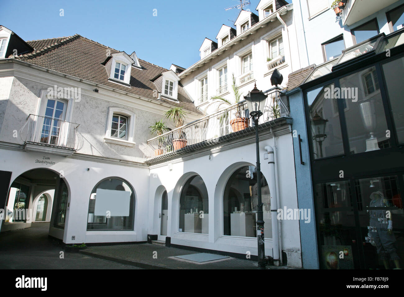 Leben in Saarbrücken Stockfoto