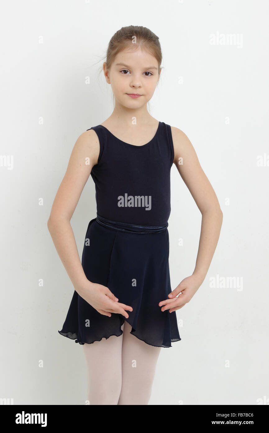 Entzückende junge ballerina Stockfoto