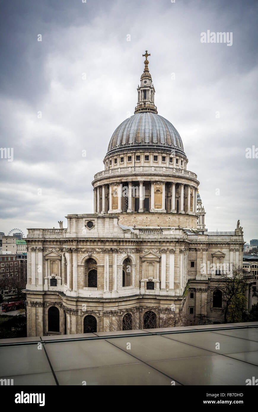 St. Pauls Cathedral betrachtet von One New Change, London, UK. Stockfoto