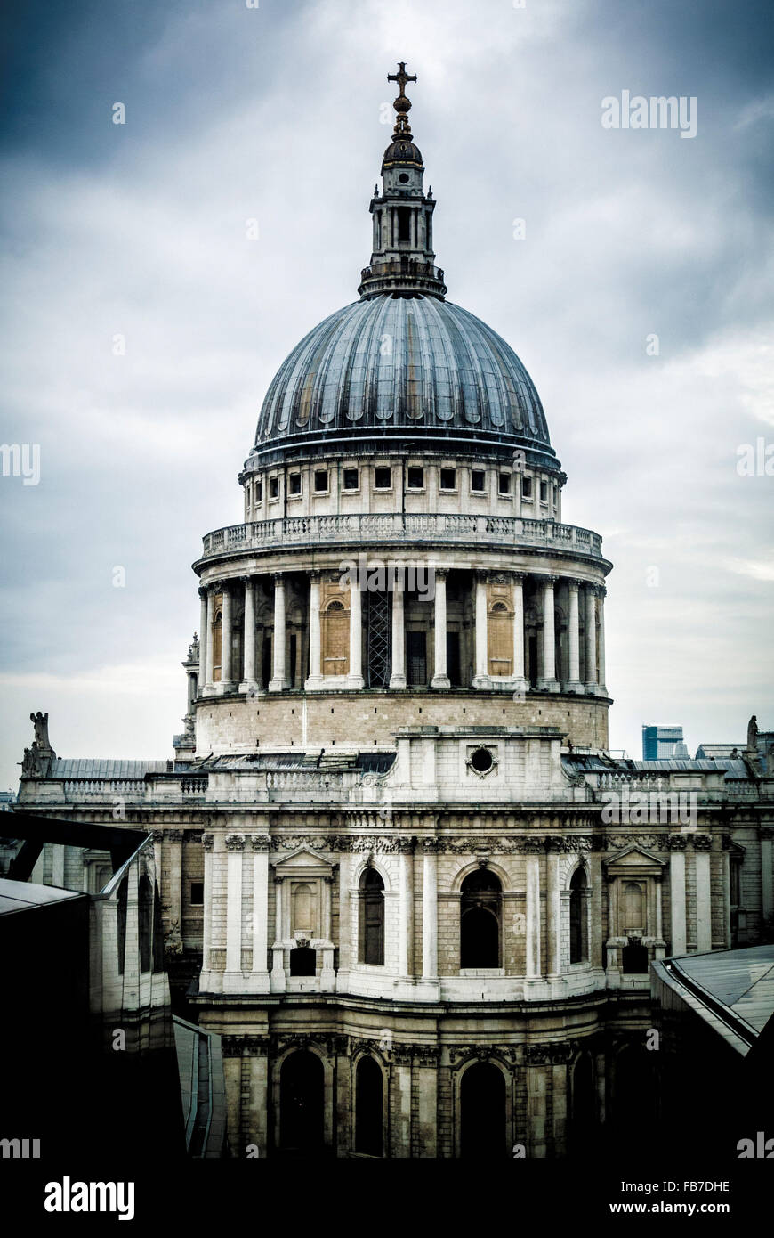 St. Pauls Cathedral betrachtet von One New Change, London, UK. Stockfoto