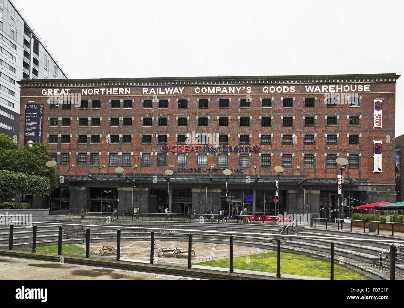 Great Northern Railway Company waren Lager im großen nördlichen Platz, Manchester. Stockfoto