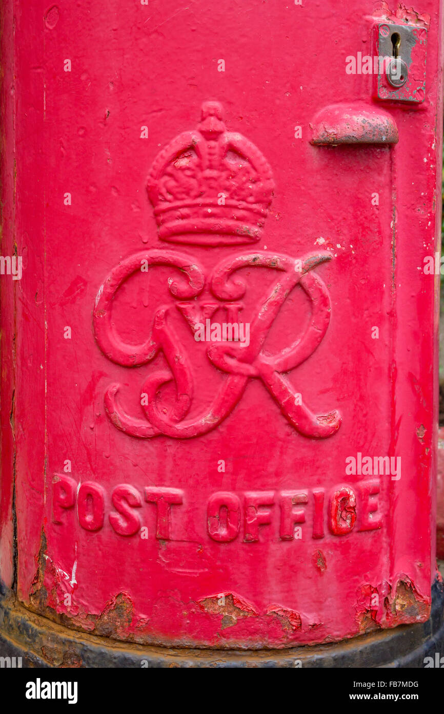 Britische Post Logo hautnah Stockfoto