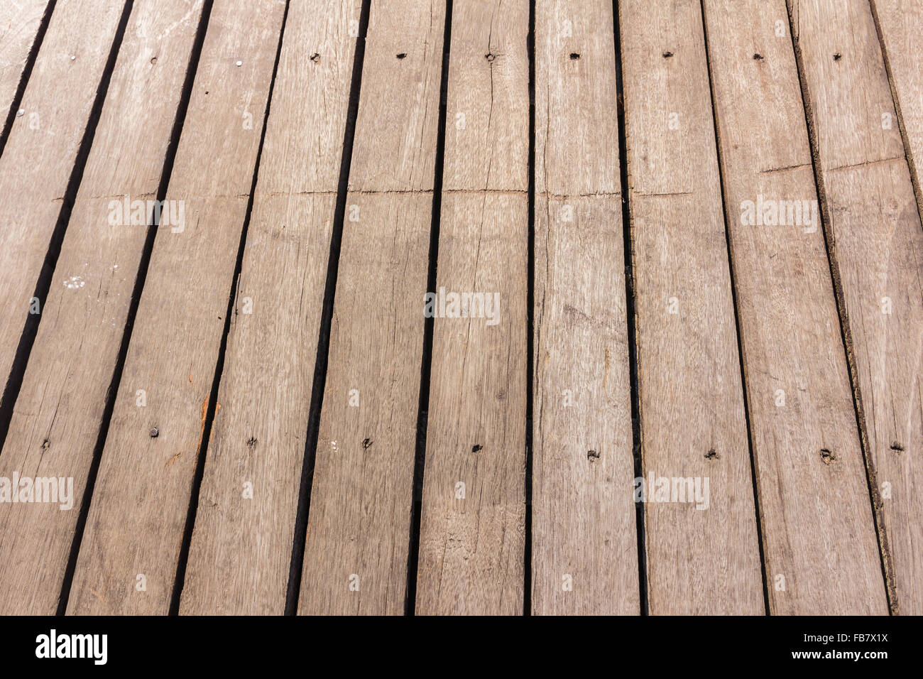 Perspektive Holzboden, Bild in der weiche Fokussierung Stockfoto