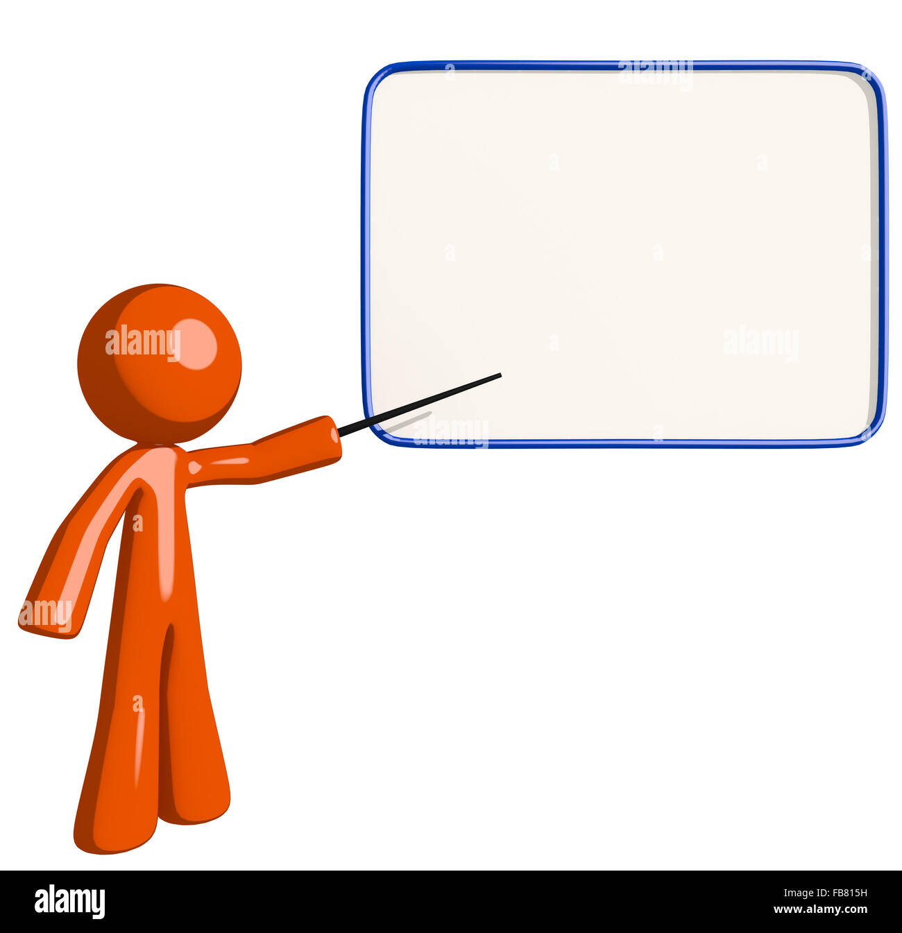 Orange mann Seminar. Stockfoto