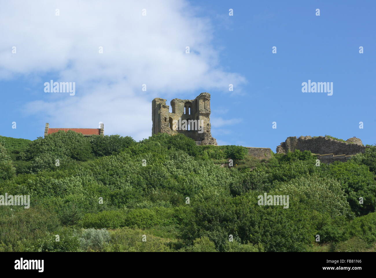 Scarborough Castle Stockfoto
