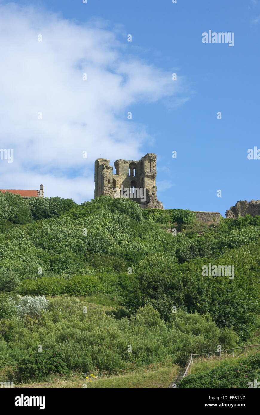 Scarborough Castle Stockfoto