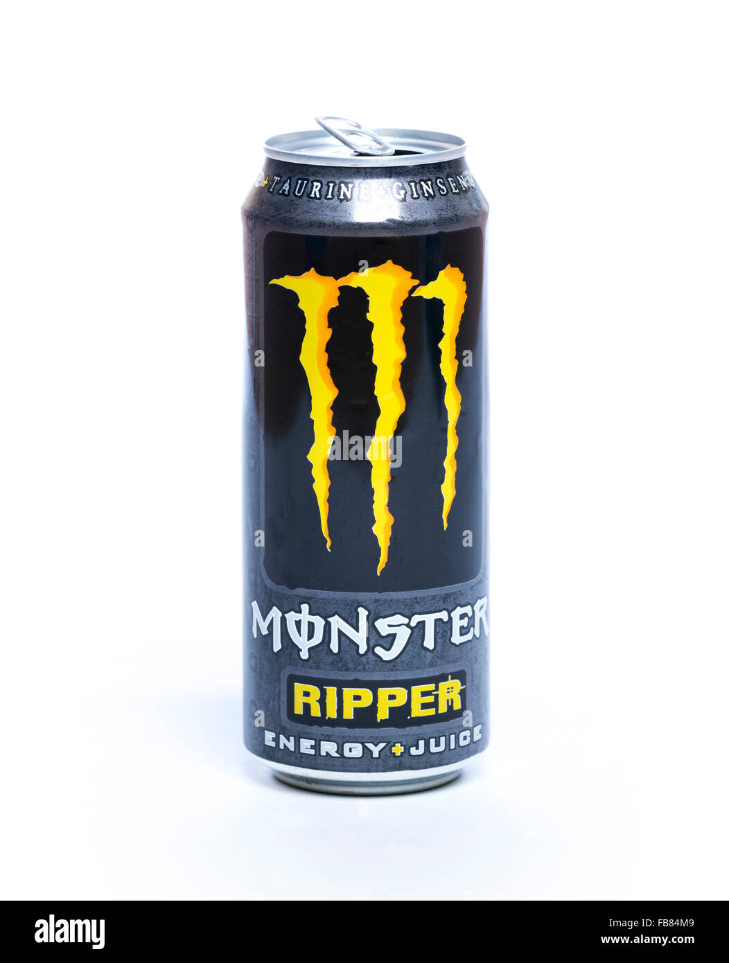 Monster Energy-Drink kann Stockfoto