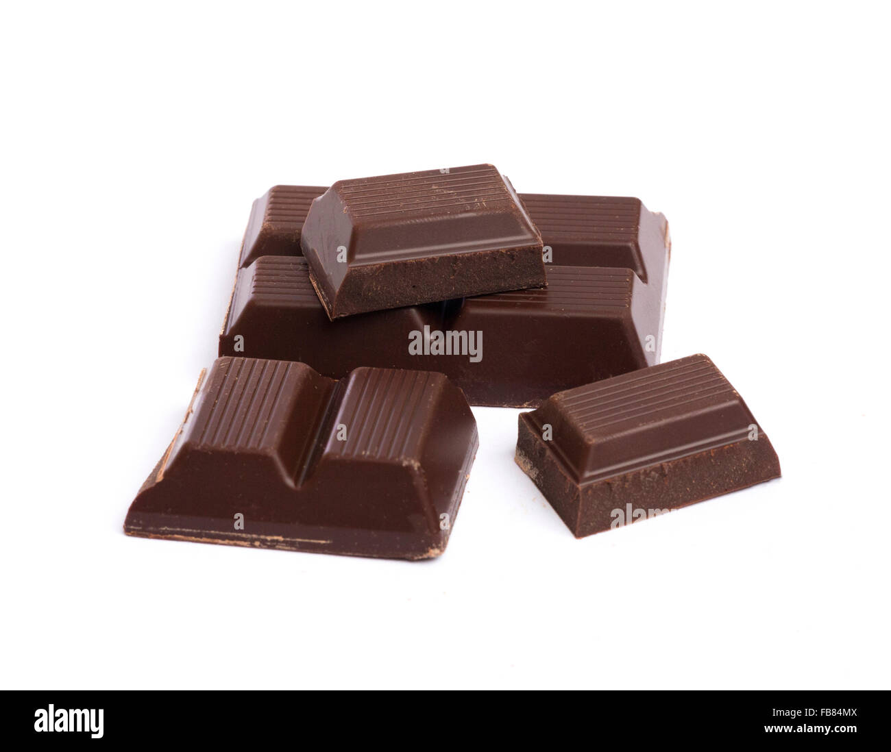 dunkle Schokolade Stockfoto