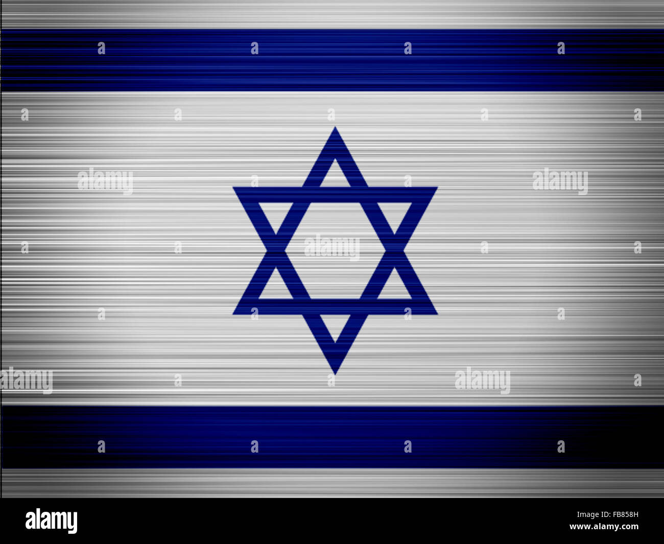 Israel-Flagge Stockfoto