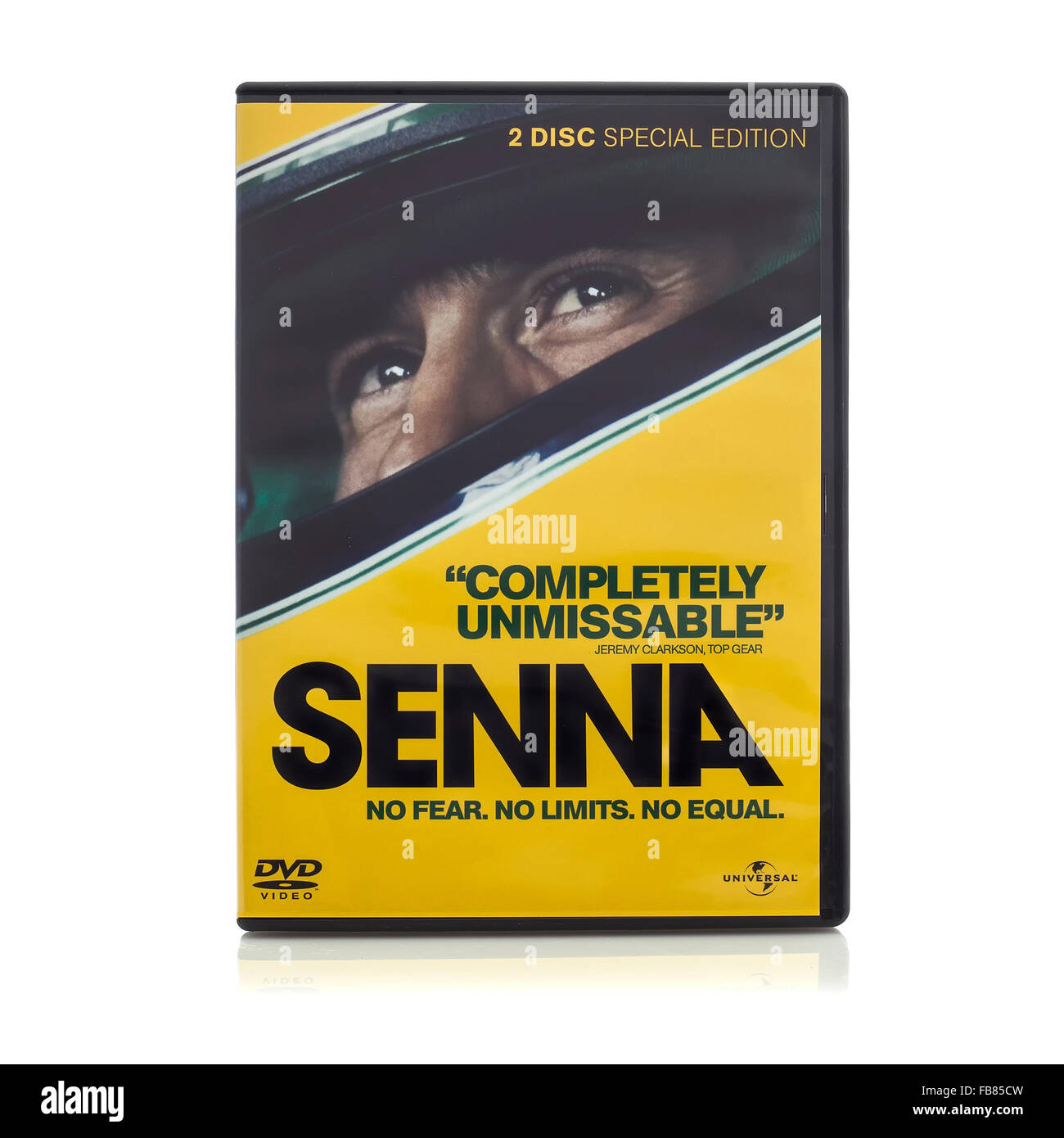 SENNA DVD Film über die Geschichte von Ayrton Senna von Universal Stockfoto