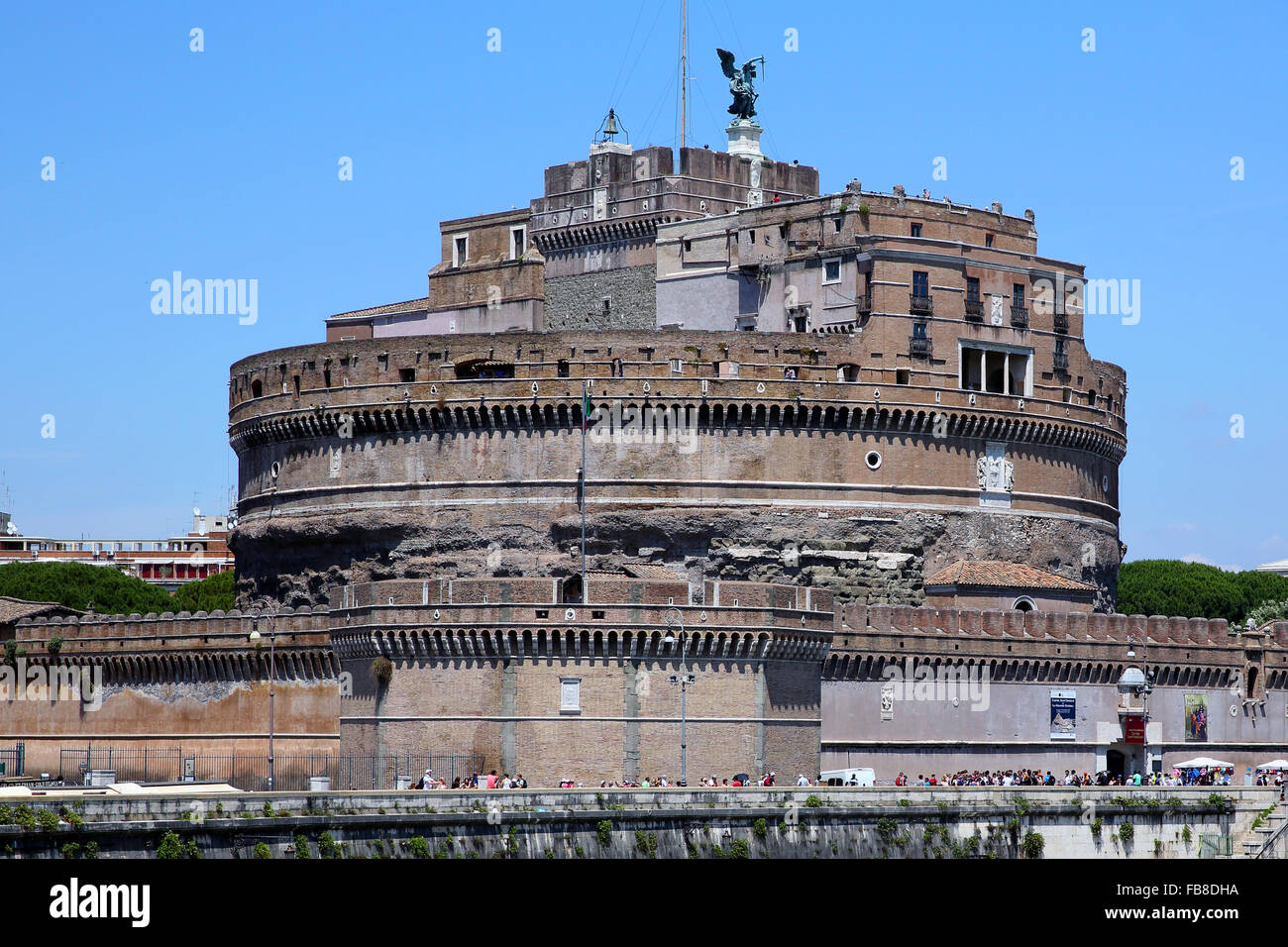 Castel Sant Angelo in Vatikanstadt Stockfoto